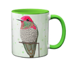Hummingbird Drinking Green Mug