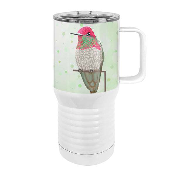 Hummingbird Drinking 20oz Tall Insulated Stainless Steel Tumbler with Slider Lid