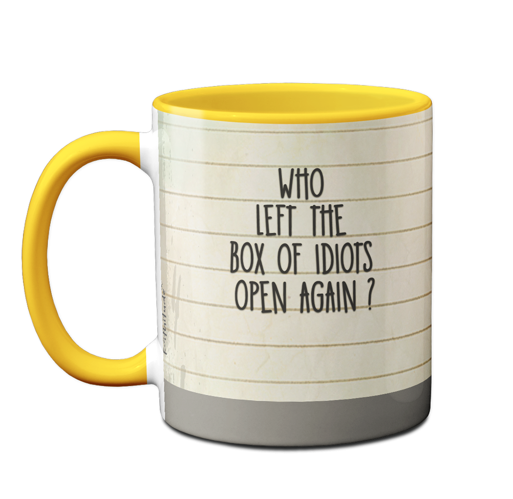 Idiot Box Chick Mug by Pithitude
