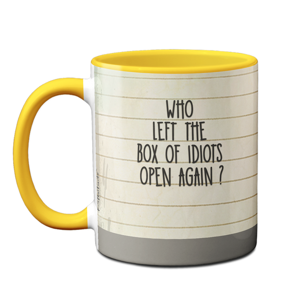 Idiot Box Chick Mug by Pithitude