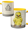 Idiot Box Chick Mug by Pithitude