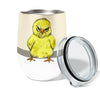 Idiot Box Chick 12oz Stemless Insulated Stainless Steel Tumbler