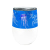 Jellyfish Go With the Flow 12oz Stemless Insulated Stainless Steel Tumbler