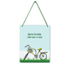 Sorry I'm Late Bicycle 4x5" Mini-Sign
