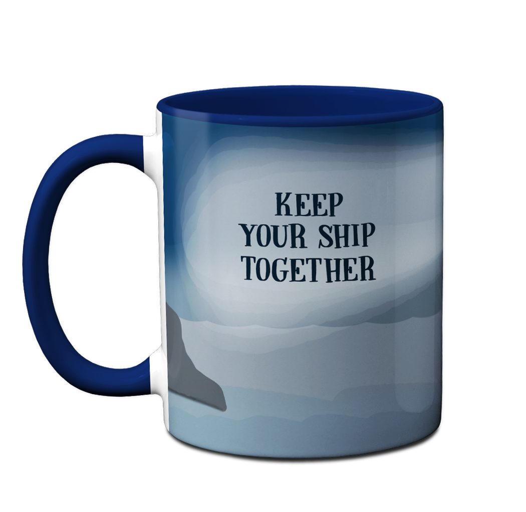 Lighthouse Ship Mug by Pithitude