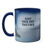 Lighthouse Ship Mug by Pithitude