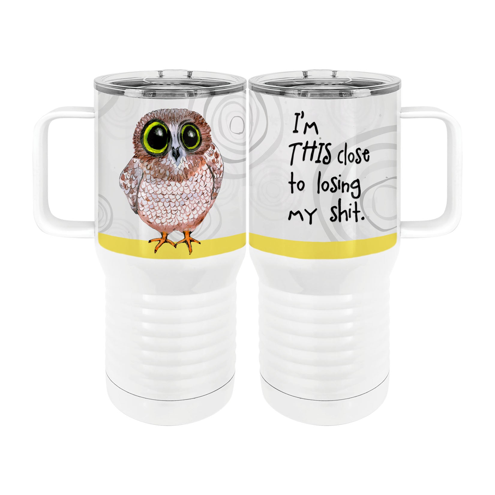 Losing It Owl 20oz Tall Insulated Stainless Steel Tumbler with Slider Lid