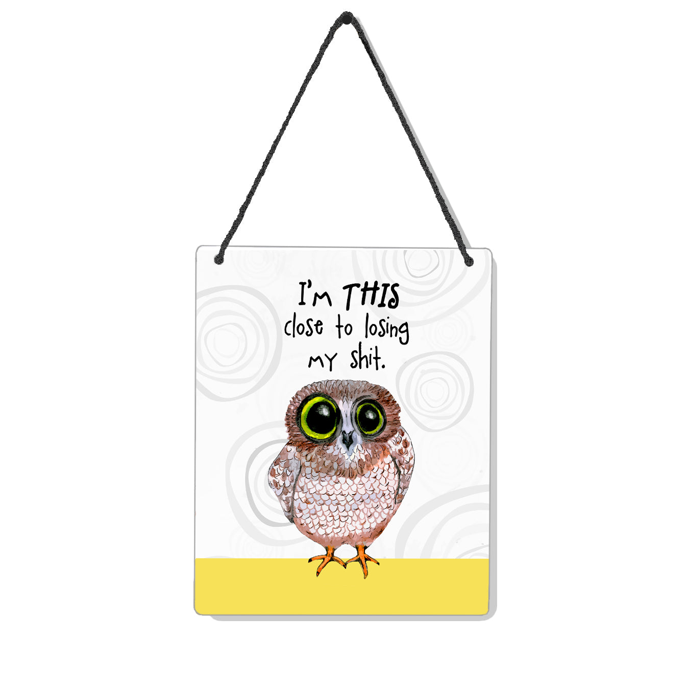 Losing It Owl 4x5