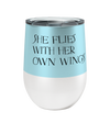Meadowlark Flies 12oz Stemless Insulated Stainless Steel Tumbler