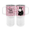 Meow Tuxedo Cat 20oz Tall Insulated Stainless Steel Tumbler with Slider Lid