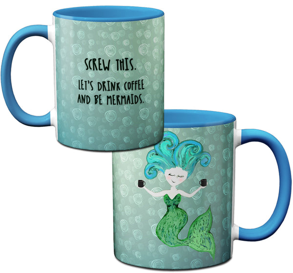 Mermaid Coffee Mug by Pithitude