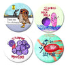 Microbiology Magnet Set 1 - Pack of 4 Magnets