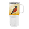 Morning Robin 20oz Tall Insulated Stainless Steel Tumbler with Slider Lid