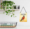 Morning Robin 4x5" Mini-Sign
