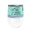 Motivated Pug 12oz Insulated Stainless Steel Tumbler with Clear Lid