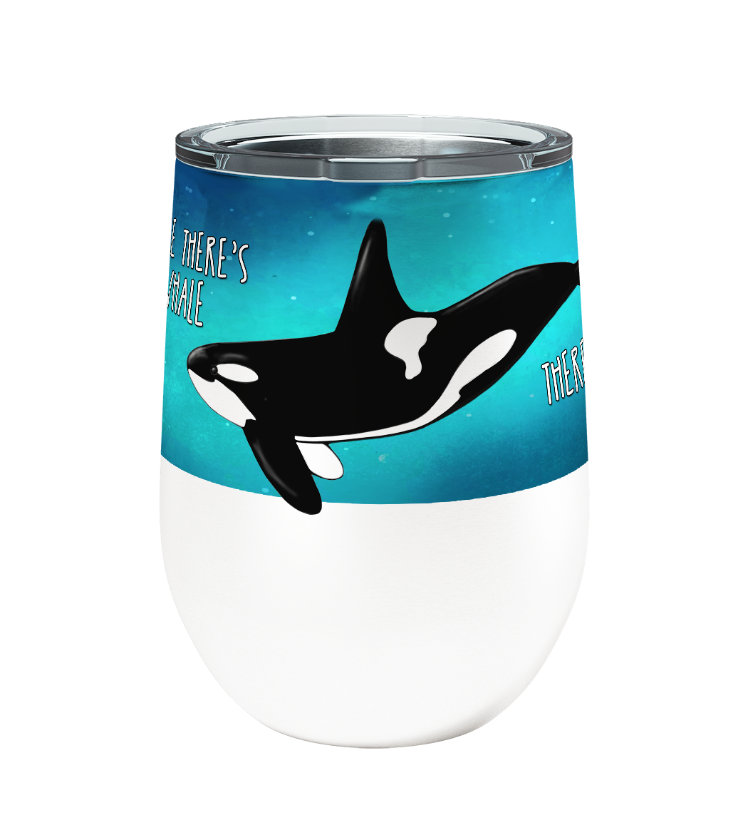 Orca Way 12oz Stemless Insulated Stainless Steel Tumbler