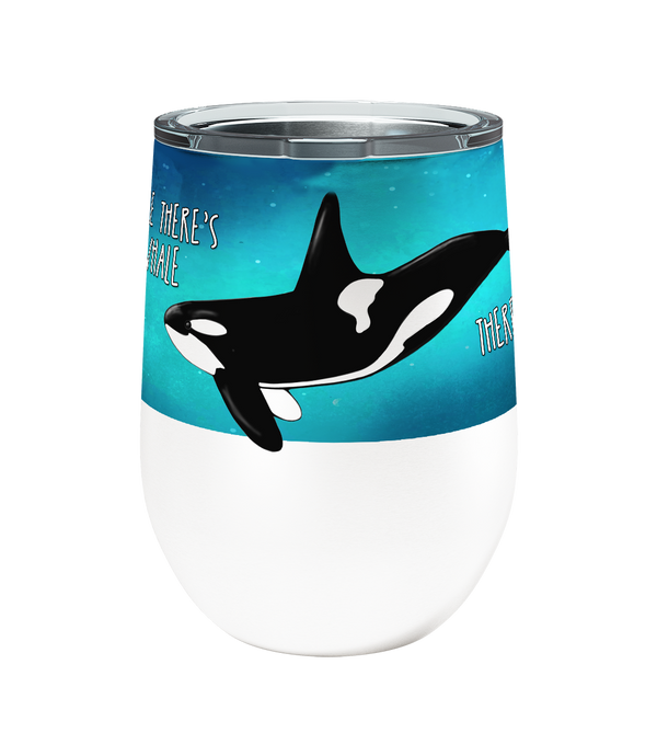 Orca Way 12oz Stemless Insulated Stainless Steel Tumbler
