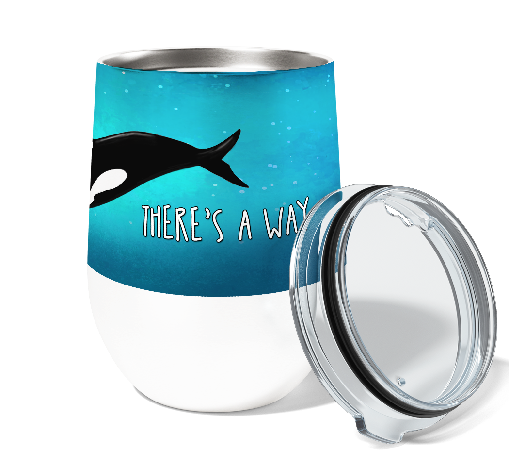 Orca Way 12oz Stemless Insulated Stainless Steel Tumbler