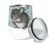 Overworked Chinchilla 12oz Stemless Insulated Stainless Steel Tumbler