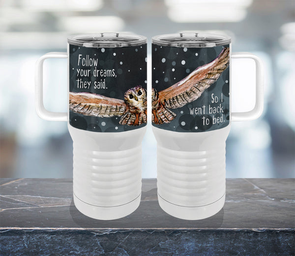 Owl Dreams 20oz Tall Insulated Stainless Steel Tumbler with Slider Lid