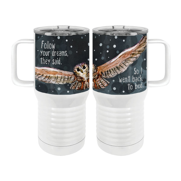 Owl Dreams 20oz Tall Insulated Stainless Steel Tumbler with Slider Lid