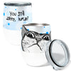 Peeking Cat 12oz Stemless Insulated Stainless Steel Tumbler