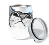 Peeking Cat 12oz Stemless Insulated Stainless Steel Tumbler