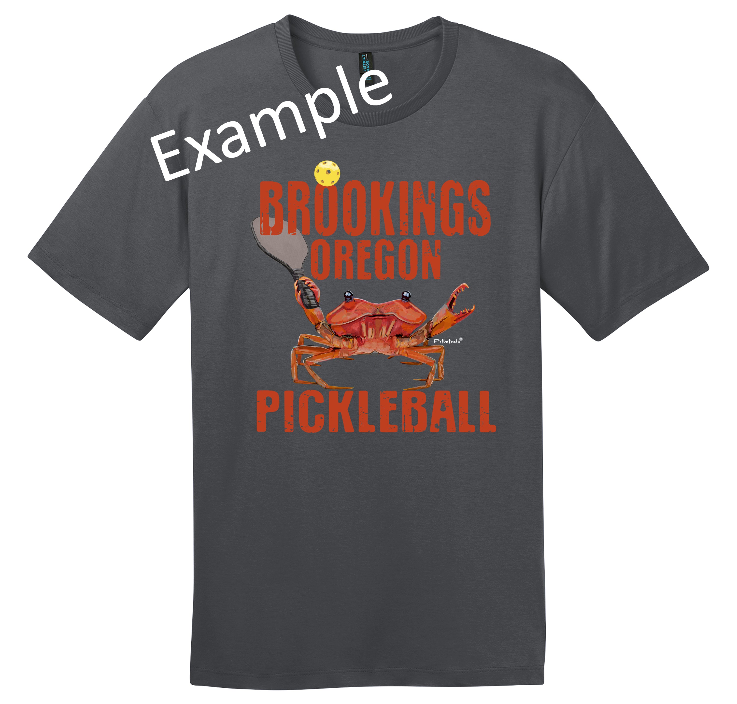 Custom Pickleball Crab Men's T-Shirt