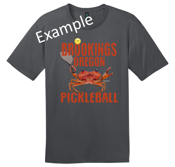 Custom Pickleball Crab Men's T-Shirt