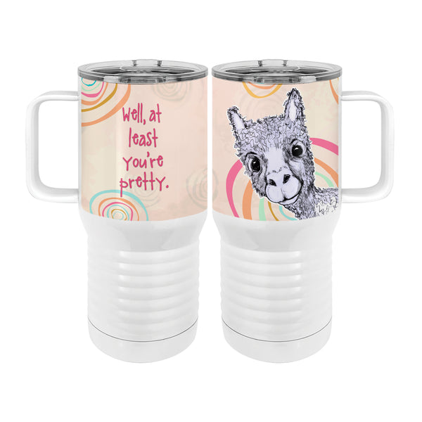 Pretty Alpaca 20oz Tall Insulated Stainless Steel Tumbler with Slider Lid