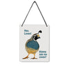 Quail Covey 4x5" Mini-Sign