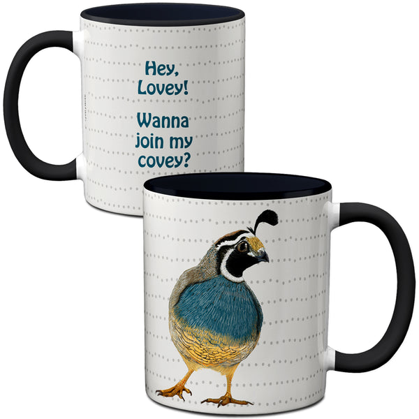 Quail Covey Mug by Pithitude