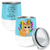 Rainbow Kitty 12oz Stemless Insulated Stainless Steel Tumbler