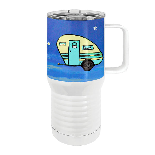 Rather Be Camping 20oz Tall Insulated Stainless Steel Tumbler with Slider Lid