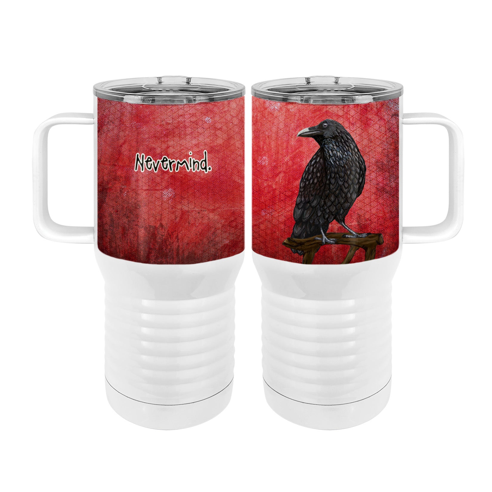 Raven Nevermind 20oz Tall Insulated Stainless Steel Tumbler with Slider Lid