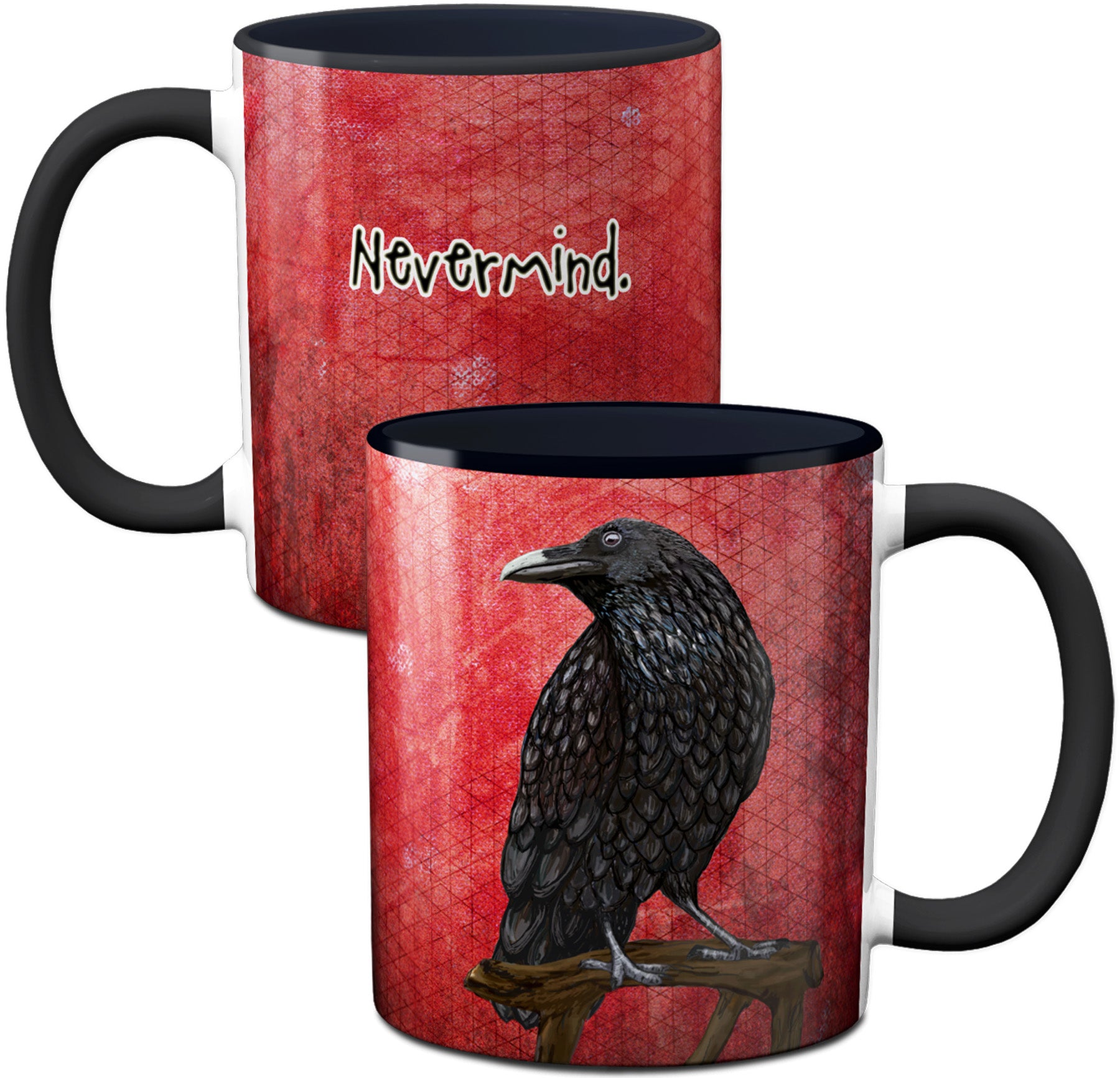 Raven Nevermind Mug by Pithitude