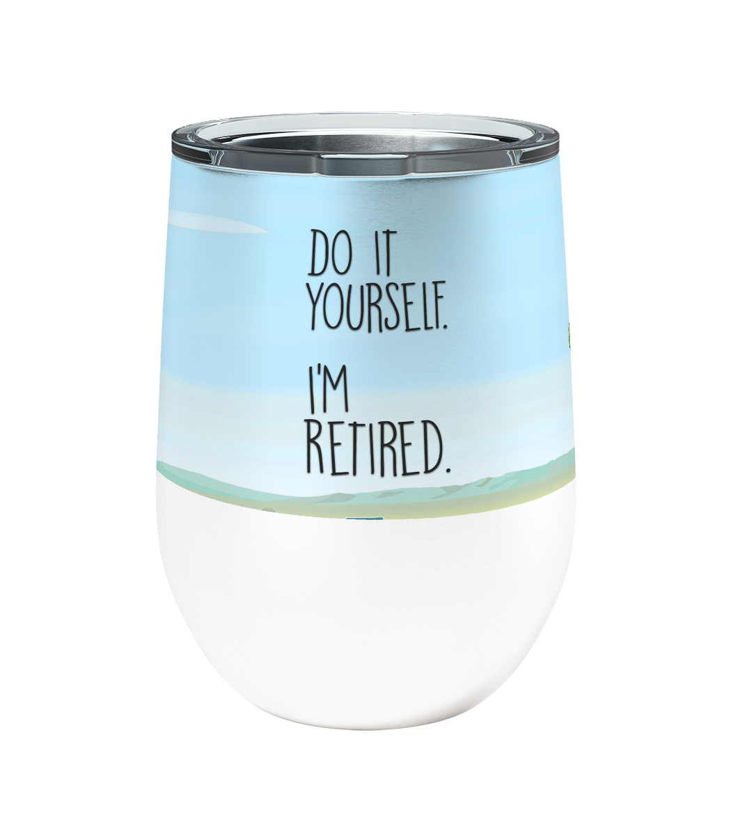 Retired Frog 12oz Stemless Insulated Stainless Steel Tumbler