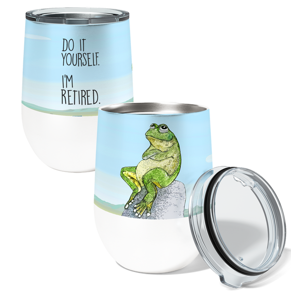 Retired Frog 12oz Stemless Insulated Stainless Steel Tumbler