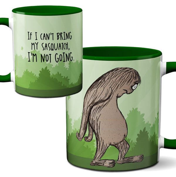 Sasquatch Not Going Mug by Pithitude