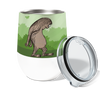 Sasquatch Not Going 12oz Stemless Insulated Stainless Steel Tumbler