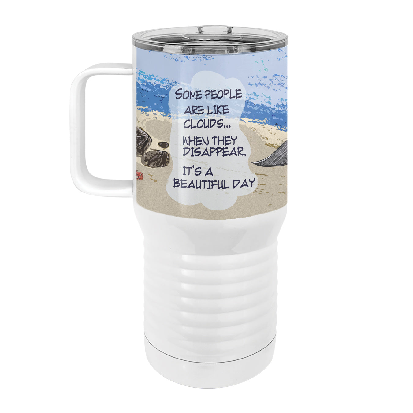 Seagull Clouds 20oz Tall Insulated Stainless Steel Tumbler with Slider Lid