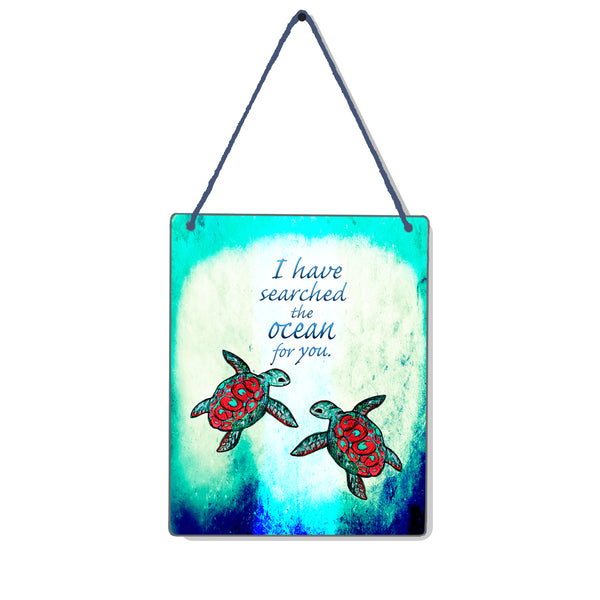Searching Sea Turtles 4x5" Mini-Sign