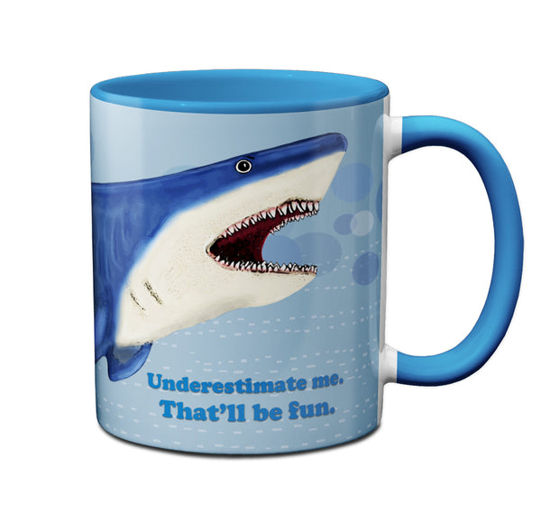 Shark Underestimate Mug