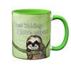 Sloth Loves Running Napping Mug