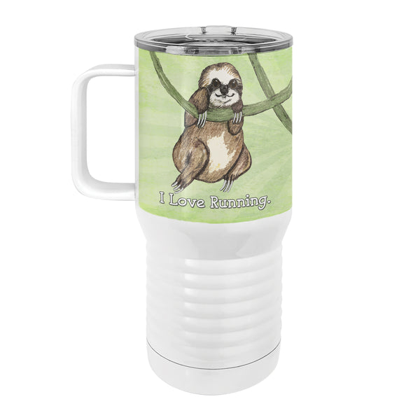 Sloth Running 20oz Tall Insulated Stainless Steel Tumbler with Slider Lid