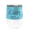 Stabby Narwhal 12oz Stemless Insulated Stainless Steel Tumbler