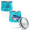 Stabby Narwhal 12oz Stemless Insulated Stainless Steel Tumbler