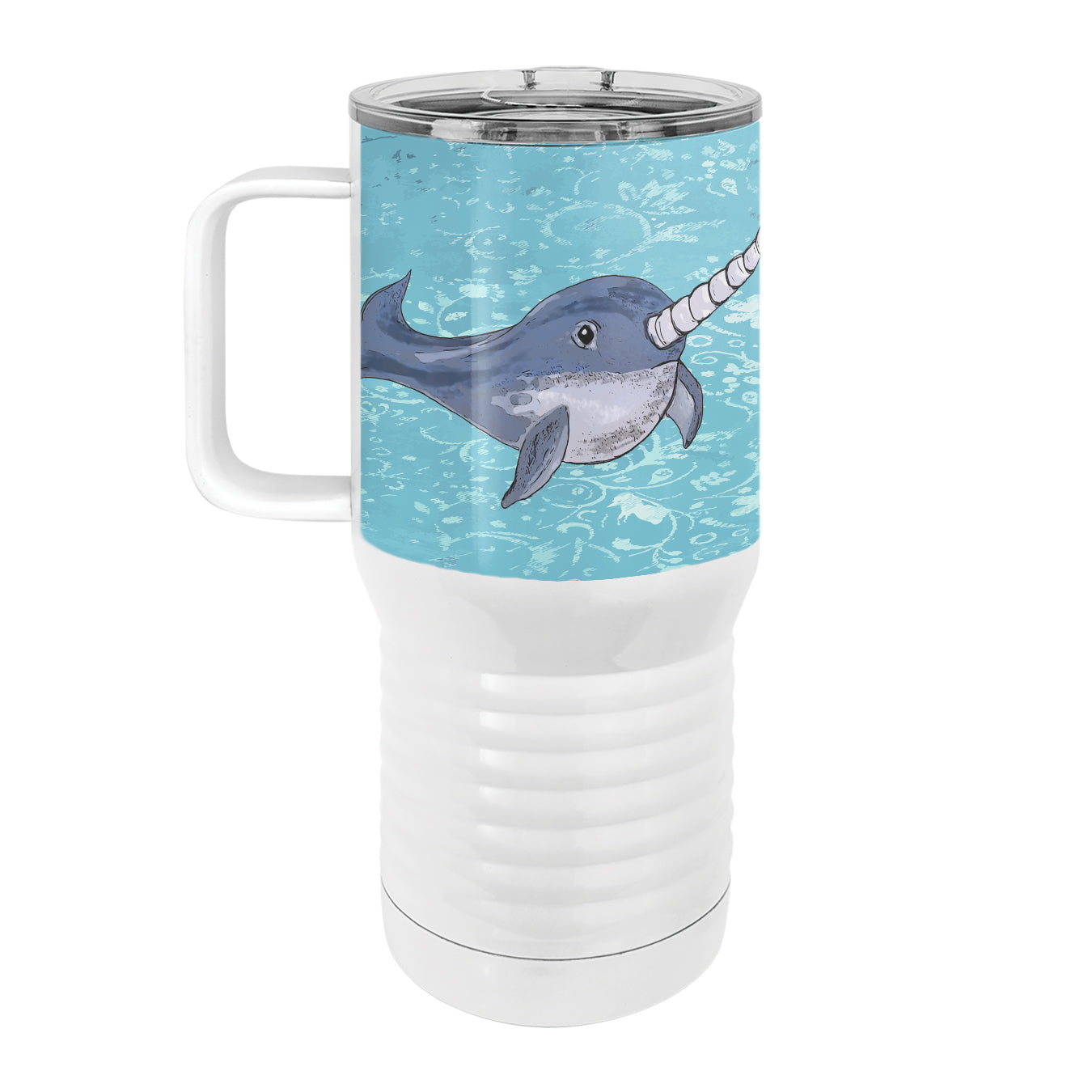 Stabby Narwhal 20oz Tall Insulated Stainless Steel Tumbler with Slider Lid