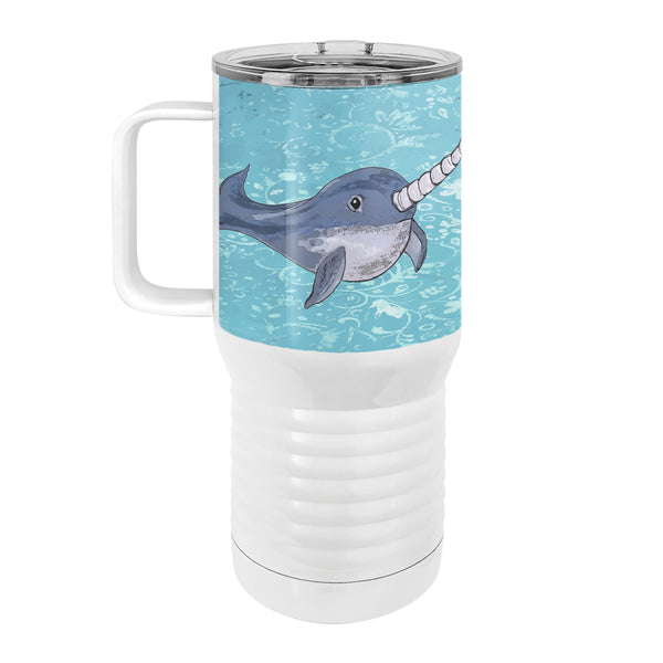 Stabby Narwhal 20oz Tall Insulated Stainless Steel Tumbler with Slider Lid