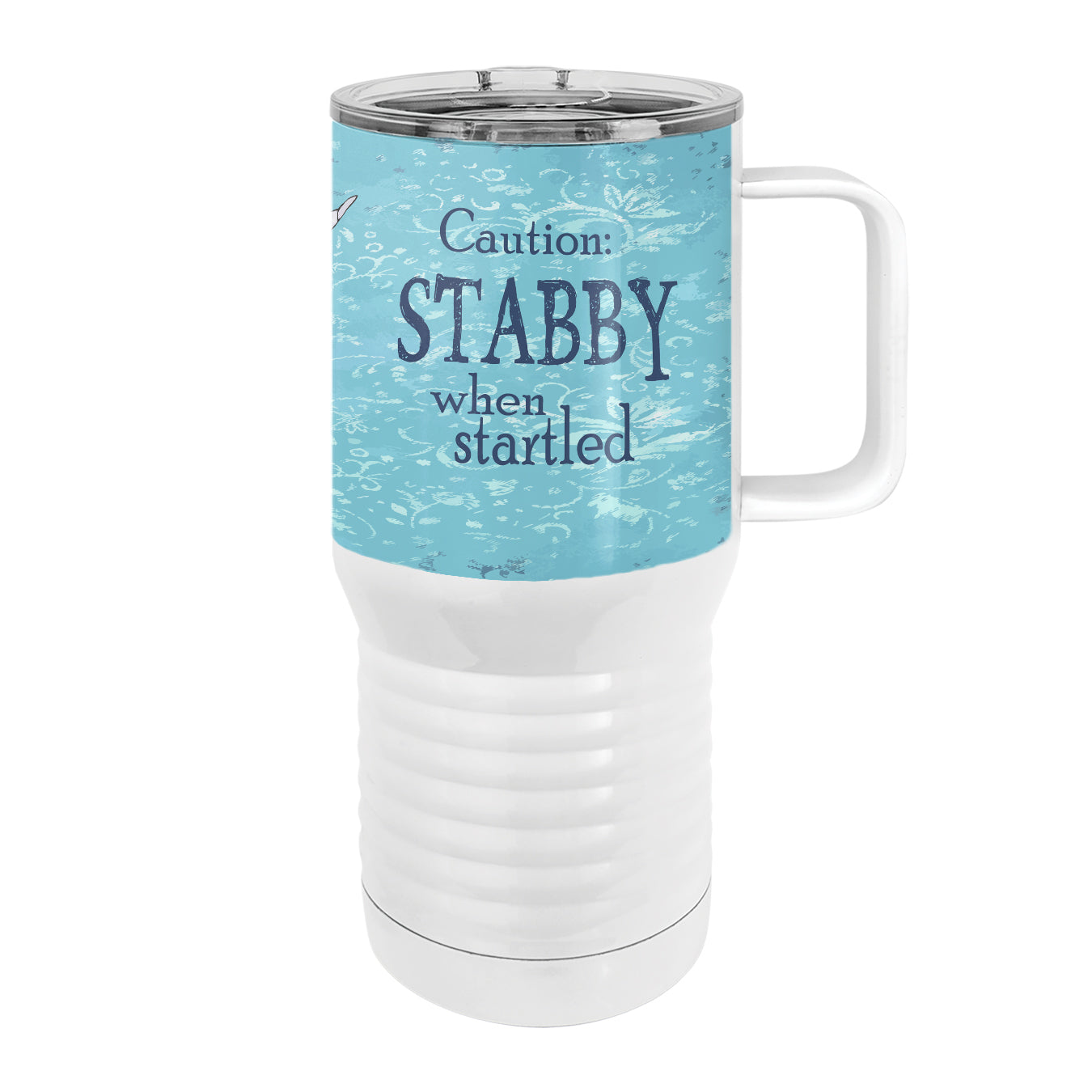 Stabby Narwhal 20oz Tall Insulated Stainless Steel Tumbler with Slider Lid